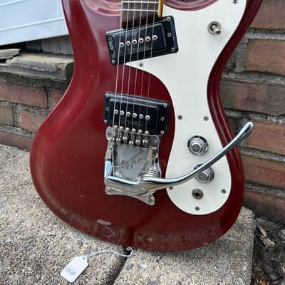 1965 Mosrite Ventures Mark I Electric Guitar - Red image 2