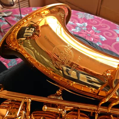 TaiShan Winds Model 7000 Professional Tenor Saxophone Gold-Lacquered Brass image 10