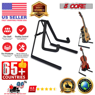 5 Core Ukulele Stand A Frame Metal Body w Soft Padded Arms Support Banjo Ukuleles Mini Guitar Violin image 8