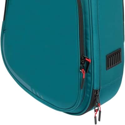 Gator Acoustic Guitar Gig Bag Semi-Rigid Padded Case for Dreadnaught, Blue image 2