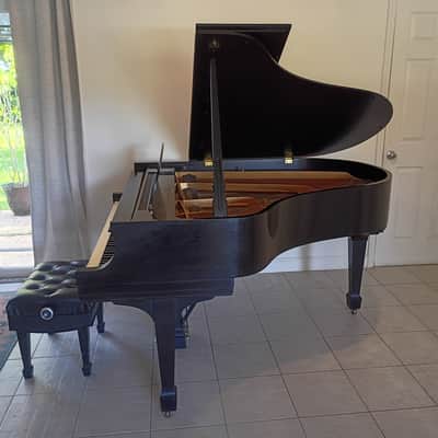 Steinway&Sons Model M Grand Piano – 5'7 1964 - Black Mate image 2