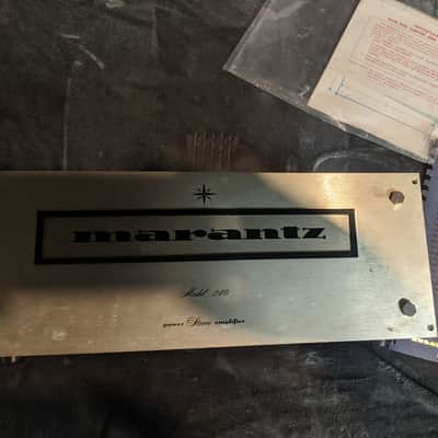 Marantz Model 240 120-Watt Solid-State Power Amplifier 1972- Silver image 3