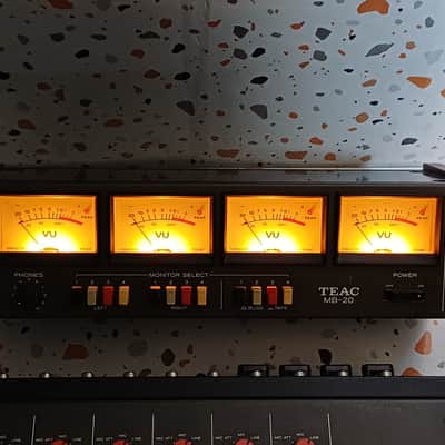 TEAC Model 2A mixing console + TEAC MB-20 bridge with VU meters (Tascam) image 8