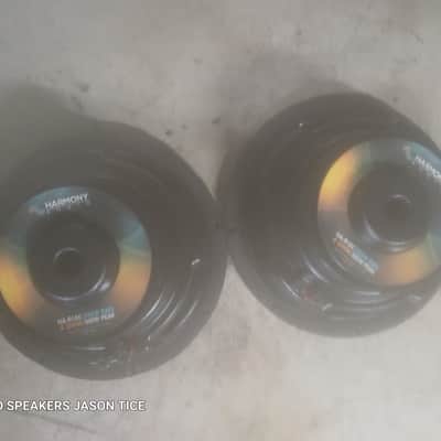 SUBWOOFERS 10" PAIR HARMONY AUDIO HA-R104 TWO FOR THE PRICE OF 1! RUBBER SURROUNDS 1 PIECE CONE image 7
