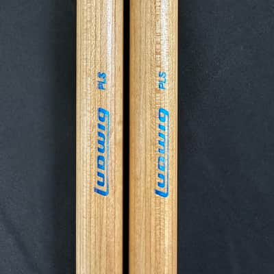 VINTAGE Ludwig PLS Marching Snare Drum Sticks, 1970s Blue Ink Label -EXCELLENT image 10
