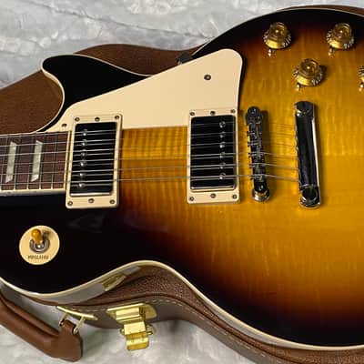 NEW! ! Gibson Les Paul 50's Standard - Tobacco Sunburst - Beautiful Curly / Quilty Flame Maple Top - Authorized Dealer - 9.6 lbs - G07575 image 7