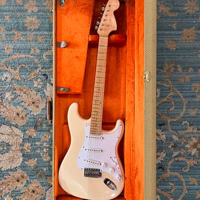 Fender Eric Clapton Partscaster Stratocaster with Lace Sensor Pickups 1994 - 2000 - Olympic White image 2