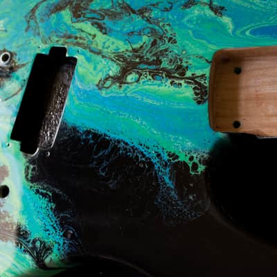 Custom Telecaster Style body with Kramer / Charvel Floyd Rose style routing image 6