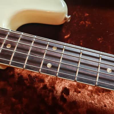 1966 Fender Jazz Bass - Olympic White image 8