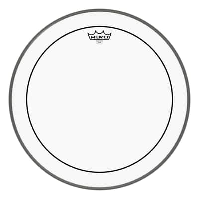 Remo Pinstripe Clear Bass Drum Head 18"