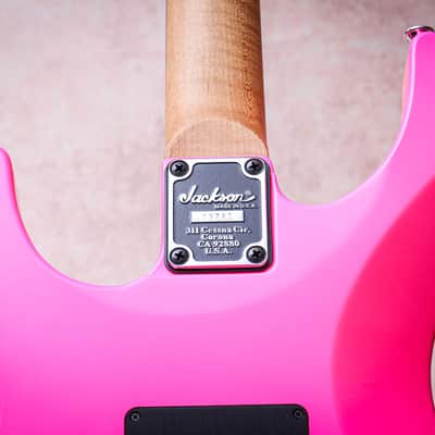 JACKSON USA Custom Shop Dinky HSH Floyd "Neon Pink + Ebony" (2026) image 16