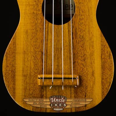 Vintage 70's Kamaka Koa Soprano Ukulele, Koa, White Label, Uke, Hawaiian, Hardcase image 3