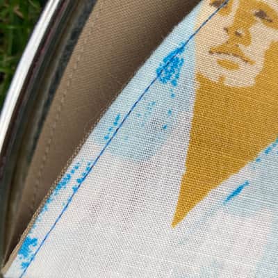 16" reversible cloth drum cover - partial mute - dampener - compare to Drum Tortillas, Quesadilla and Big Fat Snare image 4