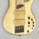 Mint Ibanez SR5FMDX2NTL Premium 5-String Bass Guitar w/Bag, Natural Low Gloss