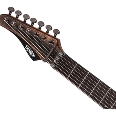 Schecter Banshee Mach-7 FR-S 7-String Guitar - Fallout Burst image 4