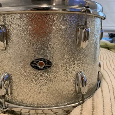 Slingerland Tom 9x13 1960's-1970's - Silver Sparkle image 4