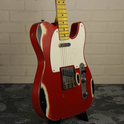 Nash T-57 Alder Dakota Red/Black Heavy Relic *Boat Neck* w/Nash Case #COL89 image 2