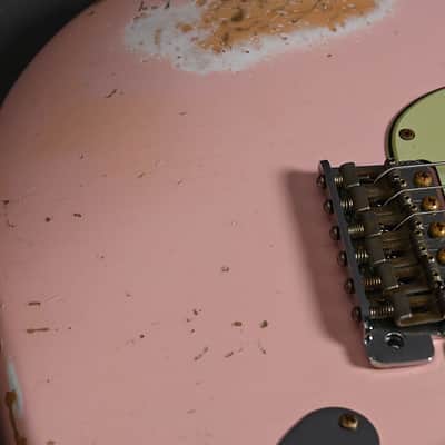 Fender Custom Shop Stratocaster 1959 Heavy Relic Shell Pink R119126 image 15