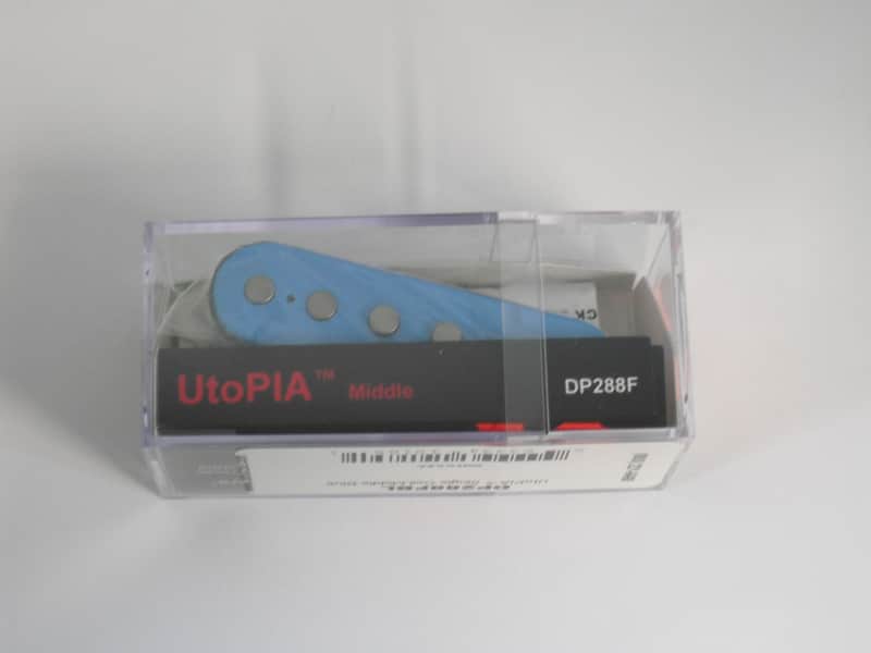DiMarzio Utopia Middle Single Coil Pick-up  Blue DP 288 F image 1