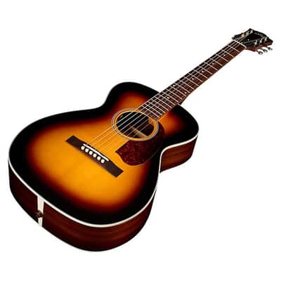 Guild M-50E Standard Concert Acoustic-Electric Guitar, Antique Burst, w/ Case image 7