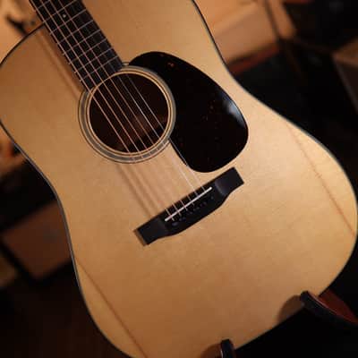 Martin D-18 Satin Standard Series Acoustic Guitar - Satin Natural with Aging Toner 7718 image 7