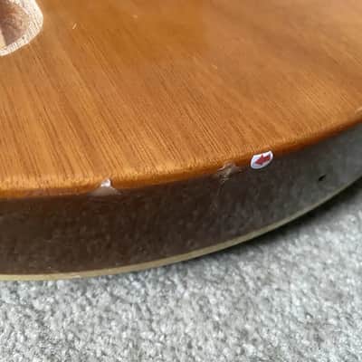 Single Cut Guitar Body, Sunburst, Flamed Maple, Mahogany image 10