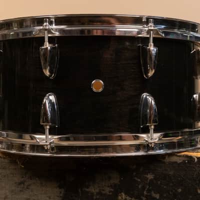 Yamaha 6.5x13 Musashi Oak Transparent Black Snare Drum image 5