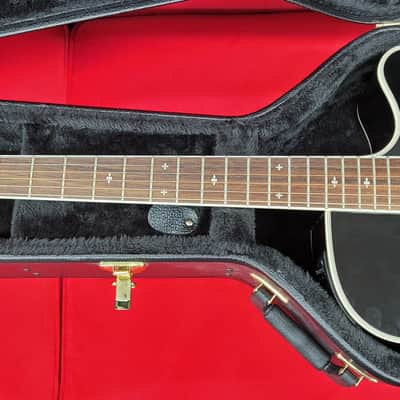 Takamine  EF341CE Acoustic Electric With Case  Black 1999 image 3