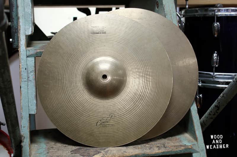 1960s Paiste 14" Formula 602 Hi-Hats 998/1038g - Cymbal Craftsman Modified image 1