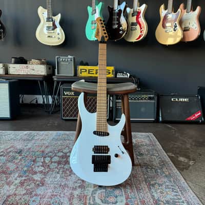 Balaguer Diablo Retro 27-Fret - Select Series - Gloss Solid White (Floyd Rose) image 7