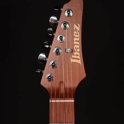 Ibanez AZ24S1F Flame Top Electric, Transparent Turquiose Burst image 9