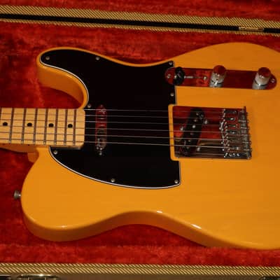 Fender FSR Standard Telecaster Ash Butterscotch Blonde with tweed case used 2011 MIM image 3