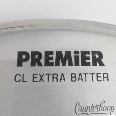 *Premier 13" Tom Drum Head Clear CL Extra Batter Vintage 80s UK England image 2