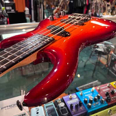Alvarez Bass 1990's - Cherry Sunburst image 6