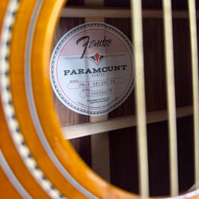 Fender Paramount Series PM-1 Deluxe W/ OHSC 2016 - Sunburst image 8