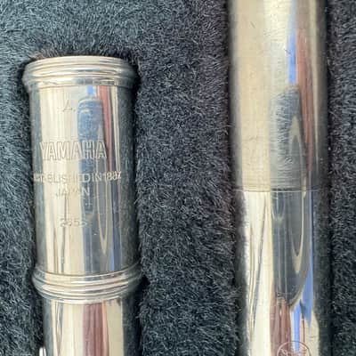 Yamaha Japan 265S - Silver open hole flute image 6