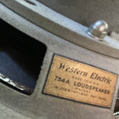 Western Electric 757A Studio Monitor Loudspeaker w/ 754A & 713 Drivers – Cabinet Decal – c.1946–48 – Original & Working image 12