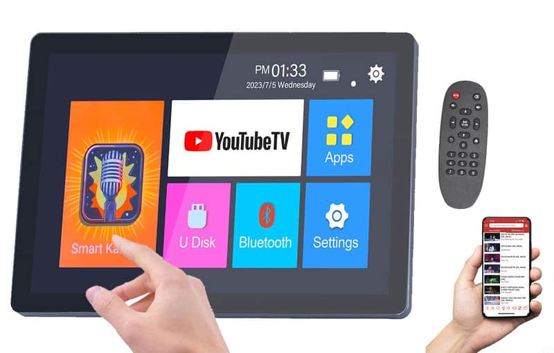 Singtronic Pro 16" Touch Screen Tablet Karaoke w/ Bluetooth for Youtube Songs image 1