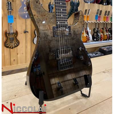 Schecter C-1 STANDARD BLACK FADE BURST BURL image 3