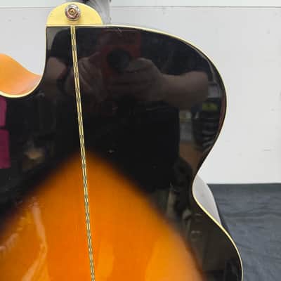 Used Epiphone EJ-200CE VS Super Jumbo Acoustic Electric Guitar Vintage Sunburst with Case 2011 image 25
