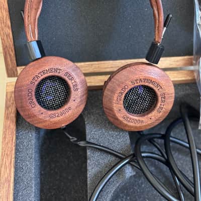 Grado GS2000e Statement Series Open-Back Headphones w/ Brand New Grado G Cushions & Wood Box image 2