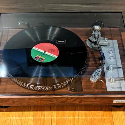 Hitachi PS-48 Direct Drive Semi Automatic Turntable/ Near Mint/ Fully Serviced, Re-Capped & Tested/ Free Shipping image 4
