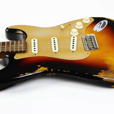 Fender Custom Shop LTD NAMM 59 Reissue Stratocaster Heavy Relic 2017 Roasted Neck 1959 Sunburst image 18