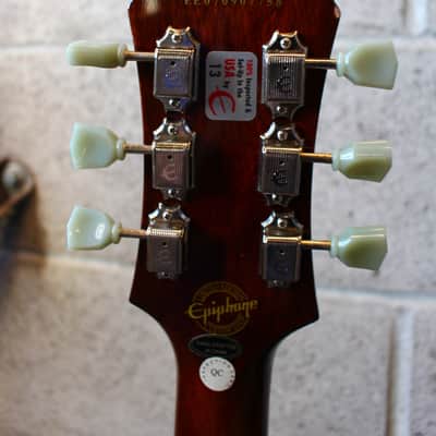 Epiphone Slash Signature Les Paul Standard Plus Top 2007 Dark Tobacco Burst image 13