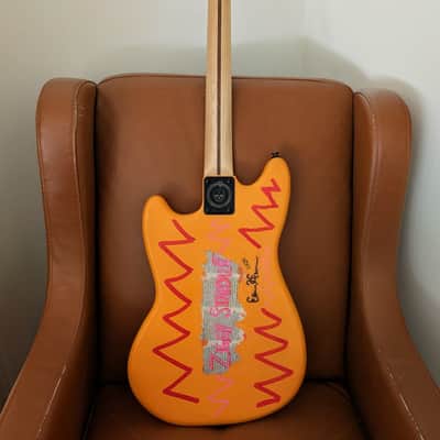 Fender David Bowie "Ziggy Stardust" Mustang 1 of 1 - Pro Setup - Artist Guitar - Original - Capri Orange image 19