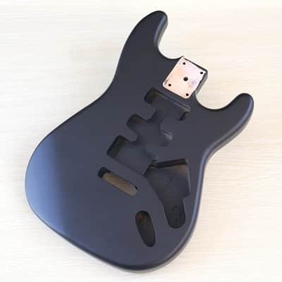 Electric Guitar Body Poplar Wood Electric Guitar Barrel Replacement For DIY Electric Guitar,More Color Optional,price include the import duty for US buyer image 2