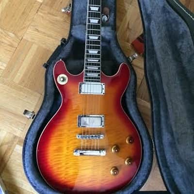Samick Artist Series Double Cutaway  Cherry Flame image 1