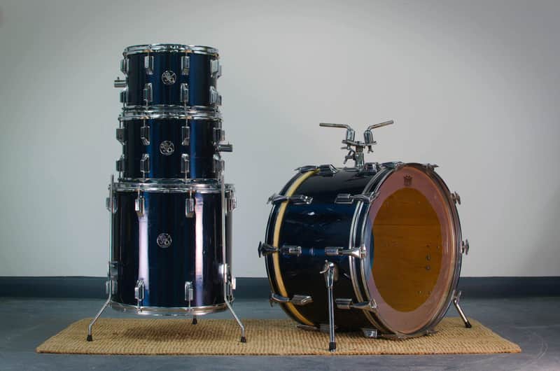 Hoshino (Pre Tama, MIJ) '5075' Super Deluxe Model Drum Kit in Fine Black image 1