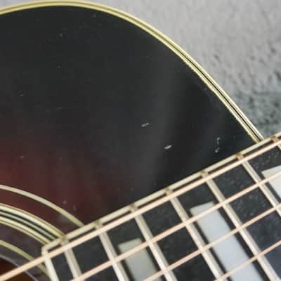 Yamaha L-8S Jumbo Acoustic Guitar MIJ Japan Vintage Sunburst w/ Original Hard Case image 16