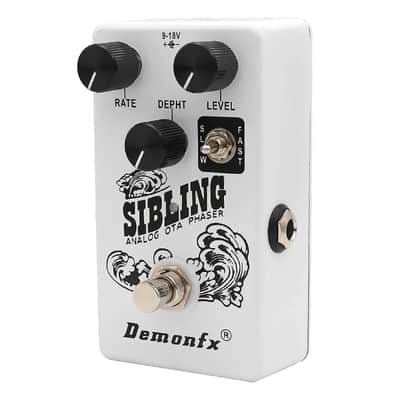Demonfx SIBLING Analog OTA Phaser Guitar Effect Pedal fast US Ship image 3
